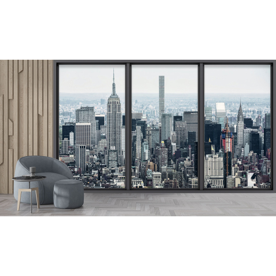 Papel pintado panorámico trampantojo - Nueva York