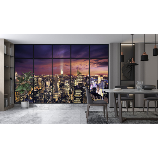 Papel pintado panorámico trampantojo - Nueva York