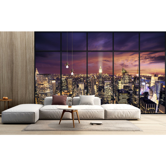Papel pintado panorámico trampantojo - Nueva York