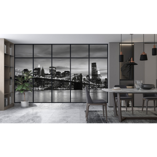 Papel pintado panorámico trampantojo - Nueva York