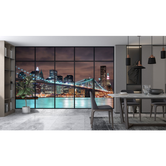 Papel pintado panorámico trampantojo - Nueva York