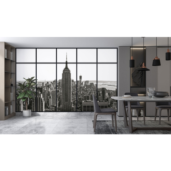 Papel pintado panorámico trampantojo - Nueva York
