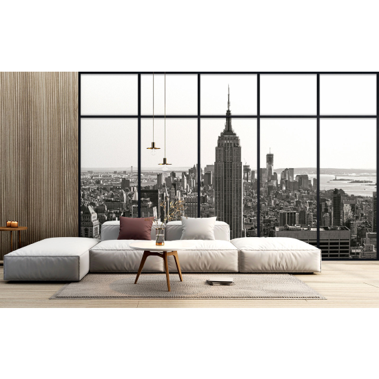 Papel pintado panorámico trampantojo - Nueva York