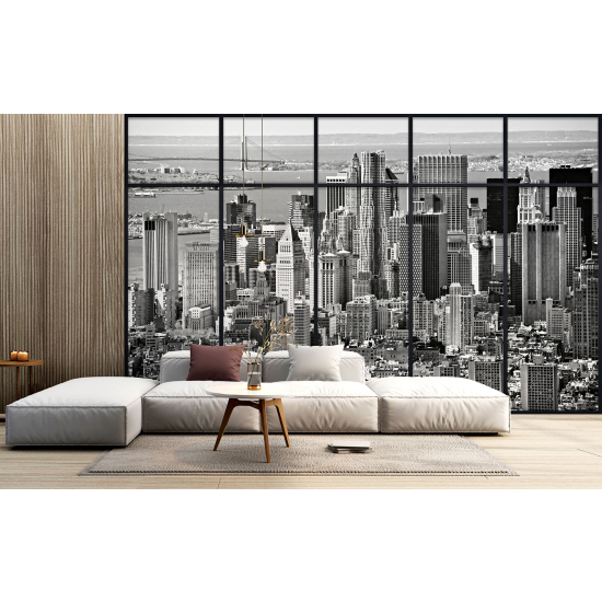 Papel pintado panorámico trampantojo - Nueva York
