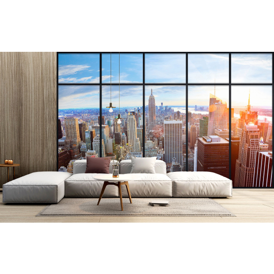 Papel pintado panorámico trampantojo - Nueva York