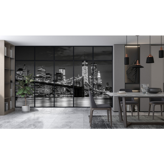Papel pintado panorámico trampantojo - Nueva York