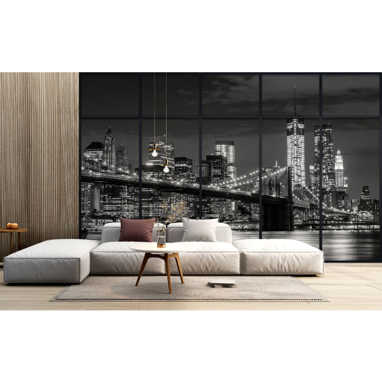 Papel pintado panorámico trampantojo - Nueva York