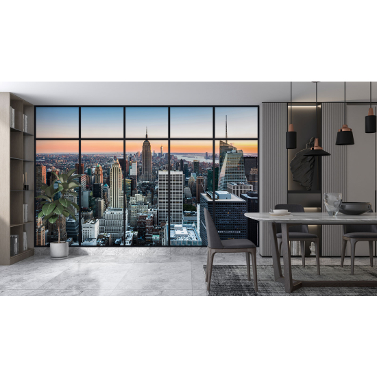 Papel pintado panorámico trampantojo - Nueva York