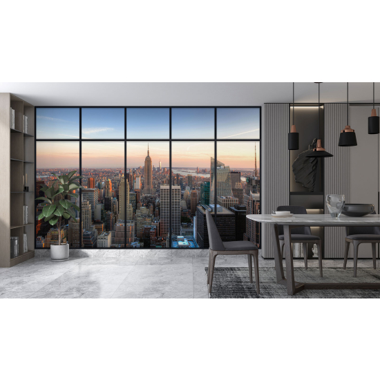 Papel pintado panorámico trampantojo - Nueva York