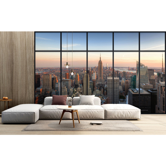 Papel pintado panorámico trampantojo - Nueva York