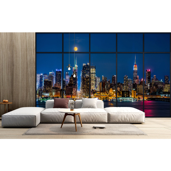 Papel pintado panorámico trampantojo - Nueva York