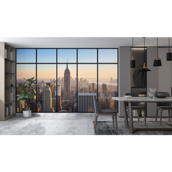 Papel pintado panorámico trampantojo - Nueva York