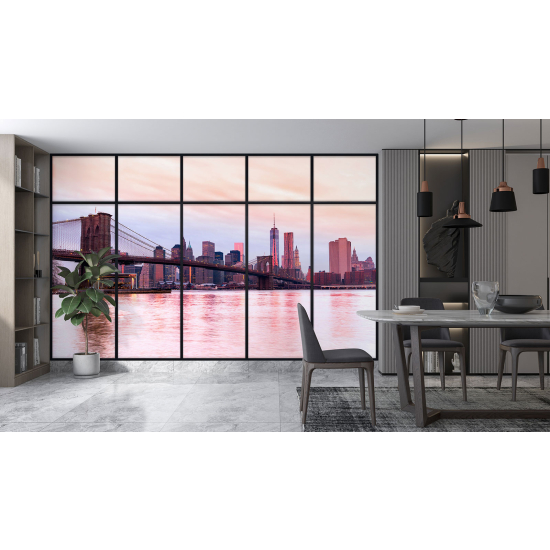 Papel pintado panorámico trampantojo - Nueva York