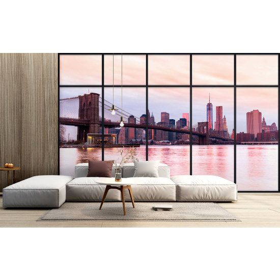 Papel pintado panorámico trampantojo - Nueva York
