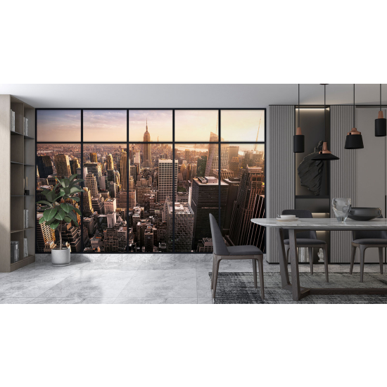 Papel pintado panorámico trampantojo - Nueva York
