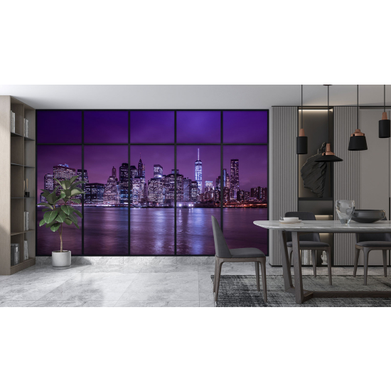 Papel pintado panorámico trampantojo - Nueva York