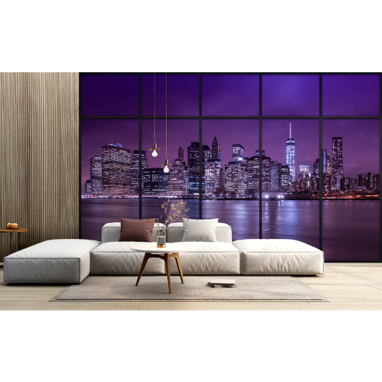 Papel pintado panorámico trampantojo - Nueva York