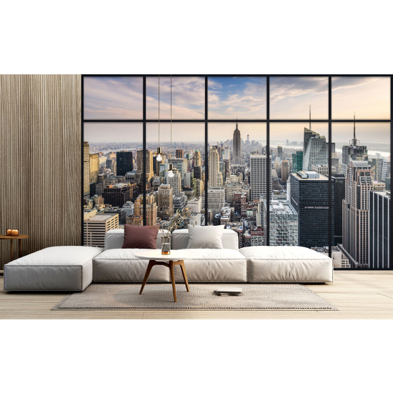 Papel pintado panorámico trampantojo - Nueva York