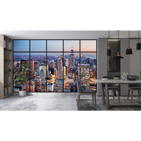 Papel pintado panorámico trampantojo - Nueva York