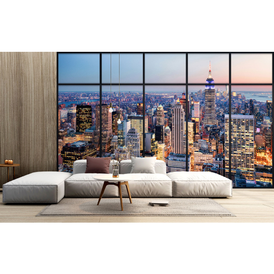 Papel pintado panorámico trampantojo - Nueva York