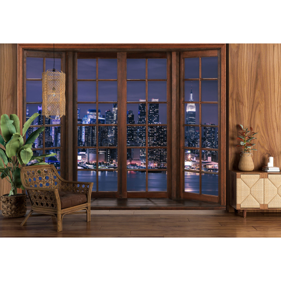 Papel pintado panorámico trampantojo - Nueva York