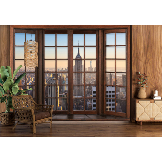 Papel pintado panorámico trampantojo - Nueva York