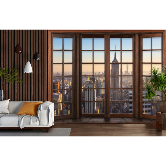 Papel pintado panorámico trampantojo - Nueva York