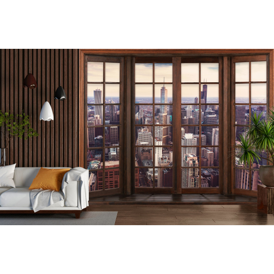 Papel pintado panorámico trampantojo - Nueva York