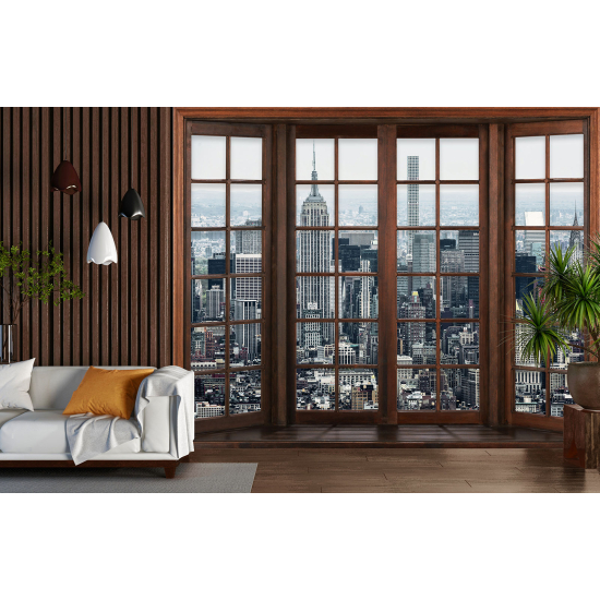 Papel pintado panorámico trampantojo - Nueva York