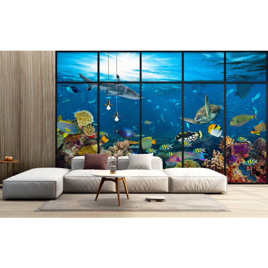 Papel pintado panorámico trampantojo - Océano