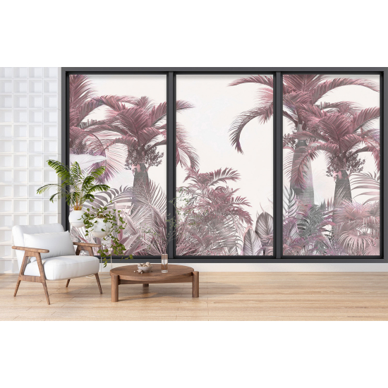 Papel pintado panorámico trampantojo - Selva tropical