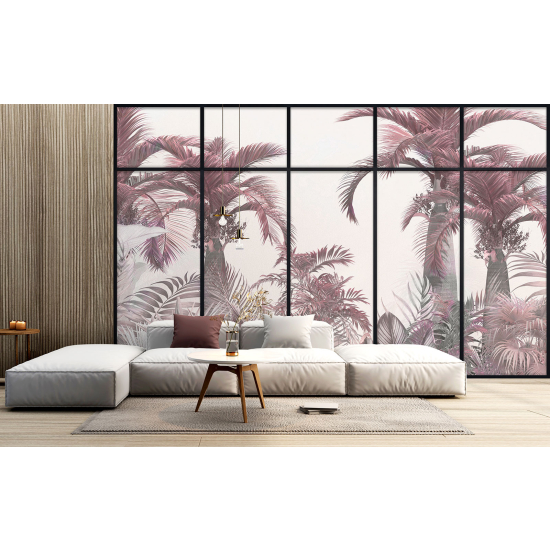 Papel pintado panorámico trampantojo - Selva tropical