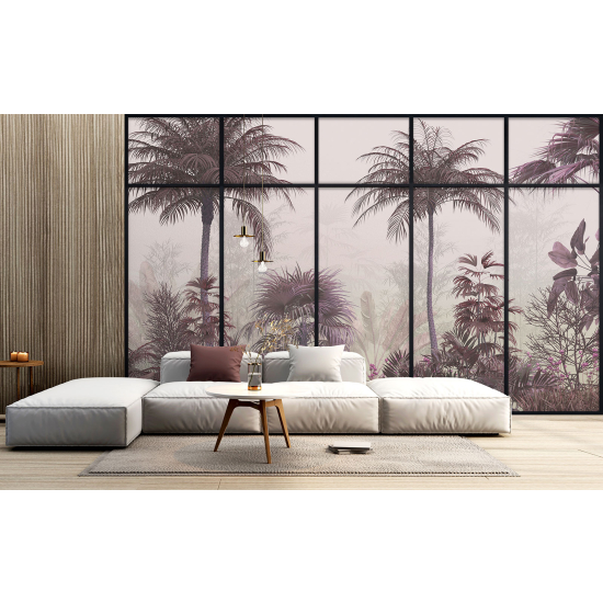 Papel pintado panorámico trampantojo - Selva tropical
