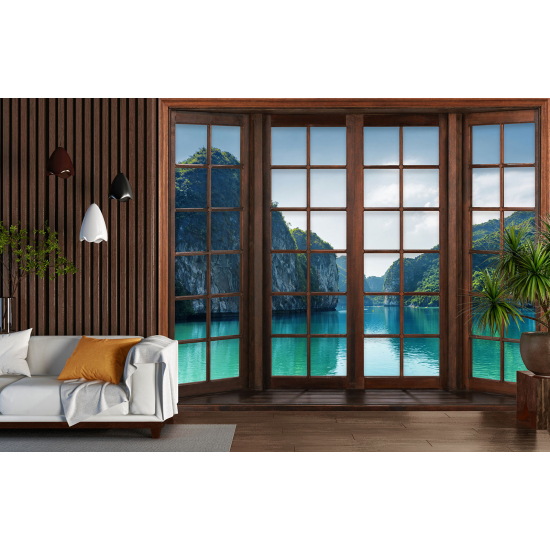 Papel pintado panorámico trampantojo - Tailandia