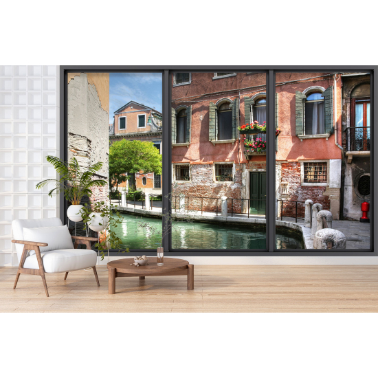 Papel pintado panorámico trampantojo - Venecia