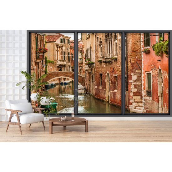 Papel pintado panorámico trampantojo - Venecia