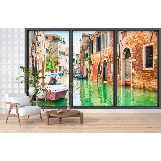 Papel pintado panorámico trampantojo - Venecia