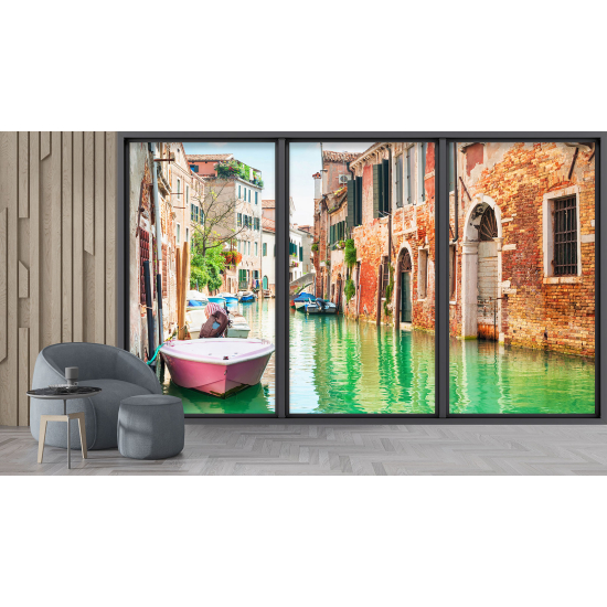 Papel pintado panorámico trampantojo - Venecia
