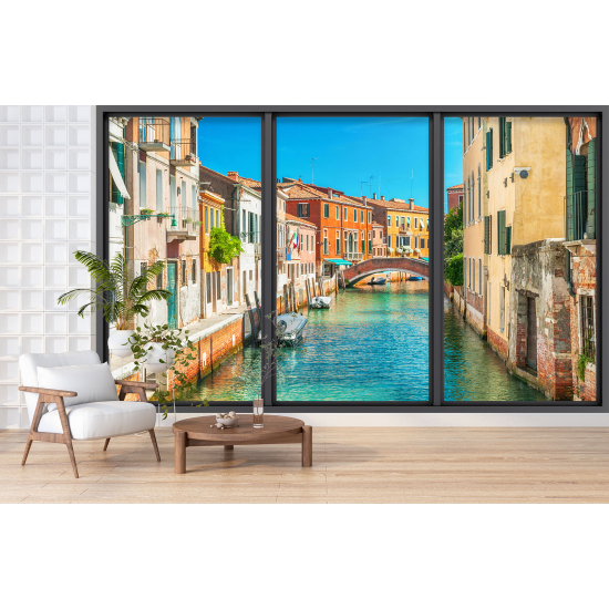 Papel pintado panorámico trampantojo - Venecia