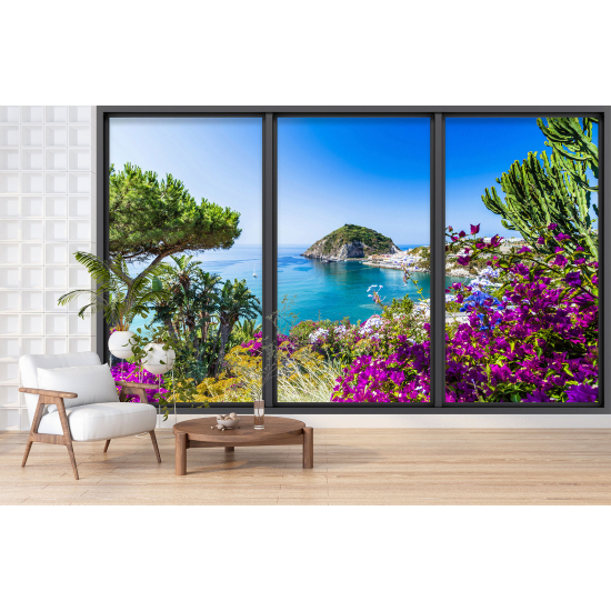 Papel pintado panorámico trampantojo - Vista al mar