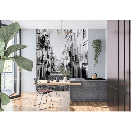 Papel pintado panorámico - Tranvía Lisboa