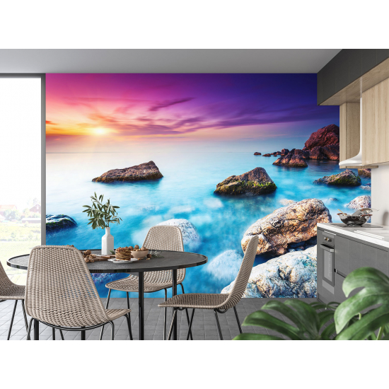 Papel pintado panorámico - Vista al mar
