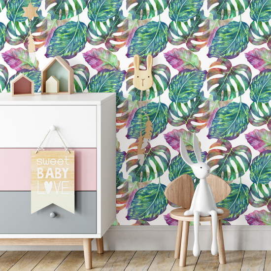 Papel pintado para niños - infantil - Tropical