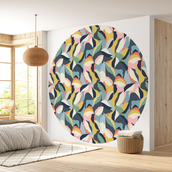 Papel pintado redondo - Diseño