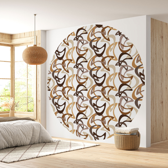 Papel pintado redondo - Diseño