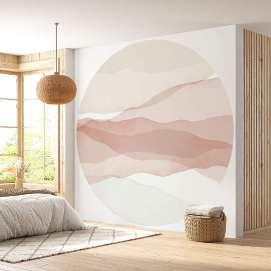 Papel pintado redondo - Diseño