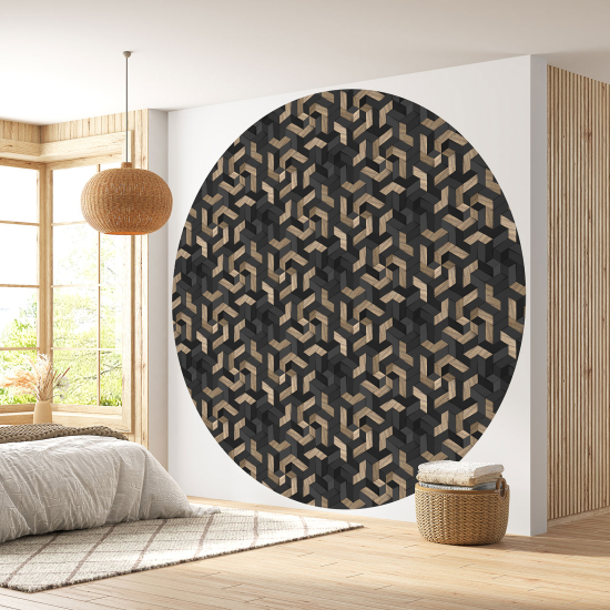 Papel pintado redondo - Gráfico