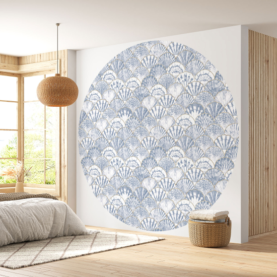 Papel pintado redondo - Motivo oriental