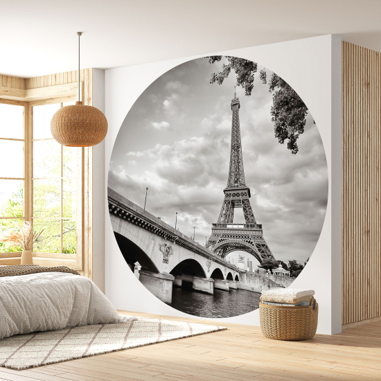 Papel pintado redondo - París