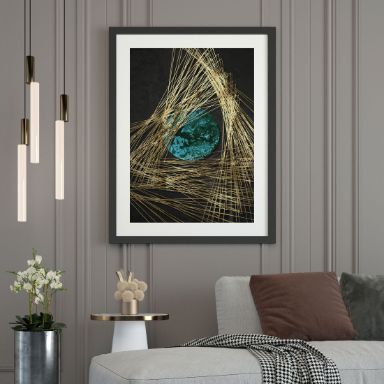 Póster - Abstracto luna